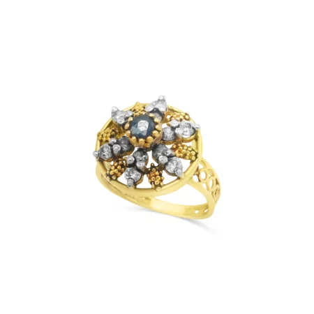 Radiant Floral Splendor Ring
