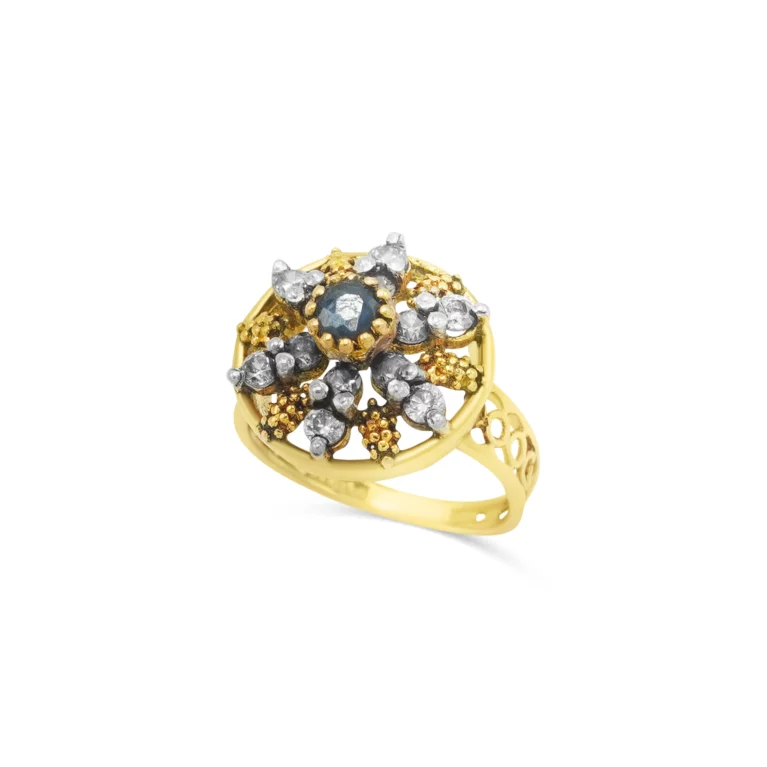 Radiant Floral Splendor Ring