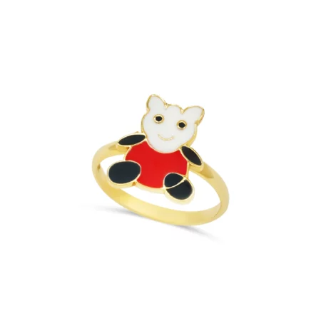 Playful Teddy Baby Ring