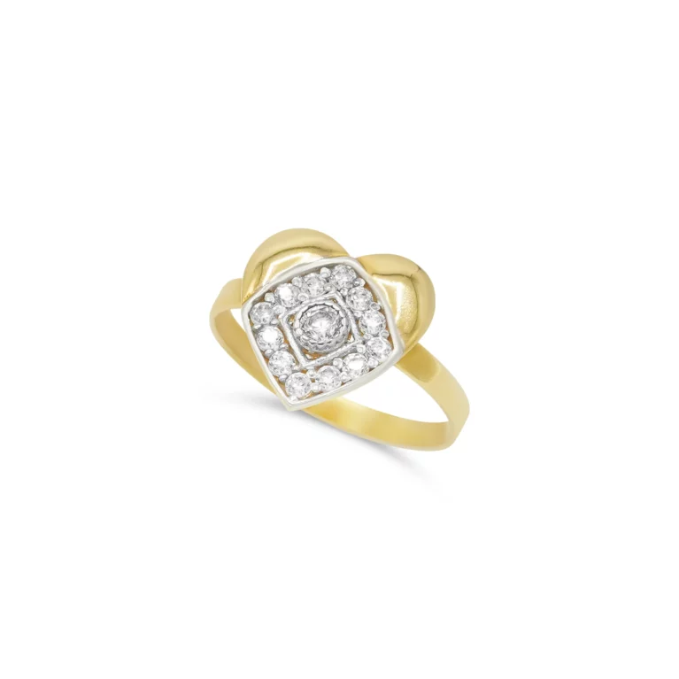 Little Heart Charm Baby Ring