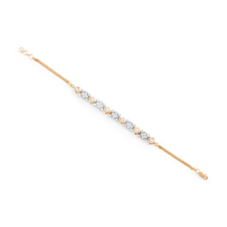 Floral Spark Gold Bracelet