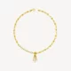 Golden Pearl Cascade Chain