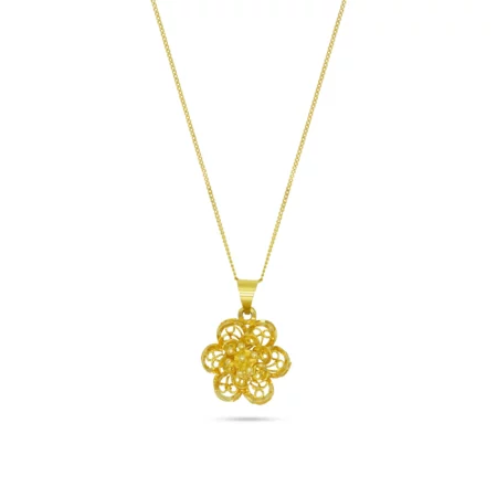 Golden Blossom Pendant