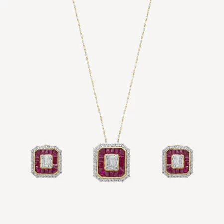 Radiant Ruby Rectangle Set