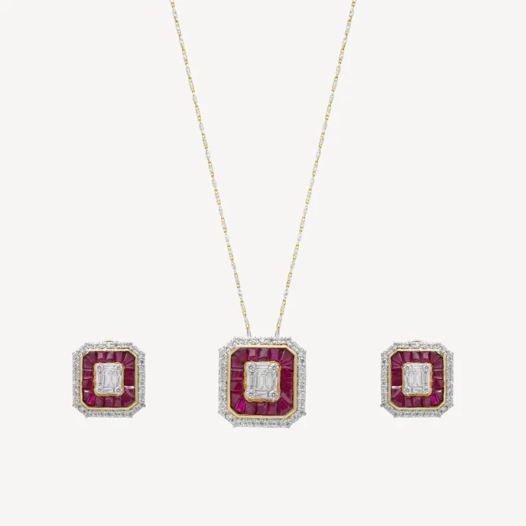 Radiant Ruby Rectangle Set
