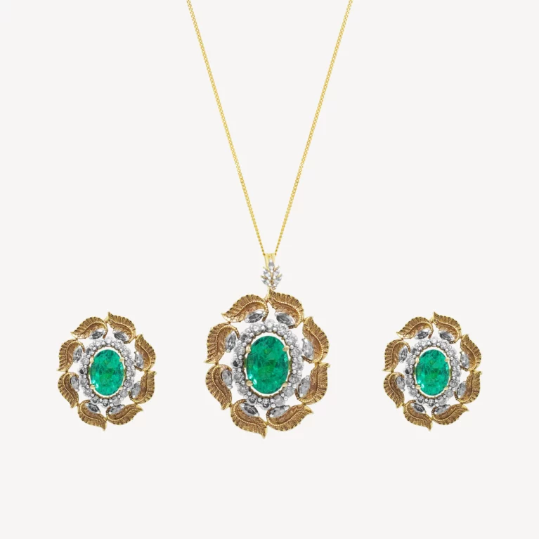 Emerald Elegance Halo