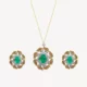 Emerald Elegance Halo