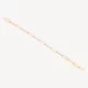 Diamond Link Gold Bracelet