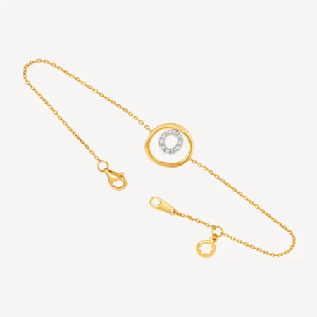Orbit Diamond Gold Bracelet