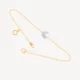 Prism Diamond Gold Bracelet