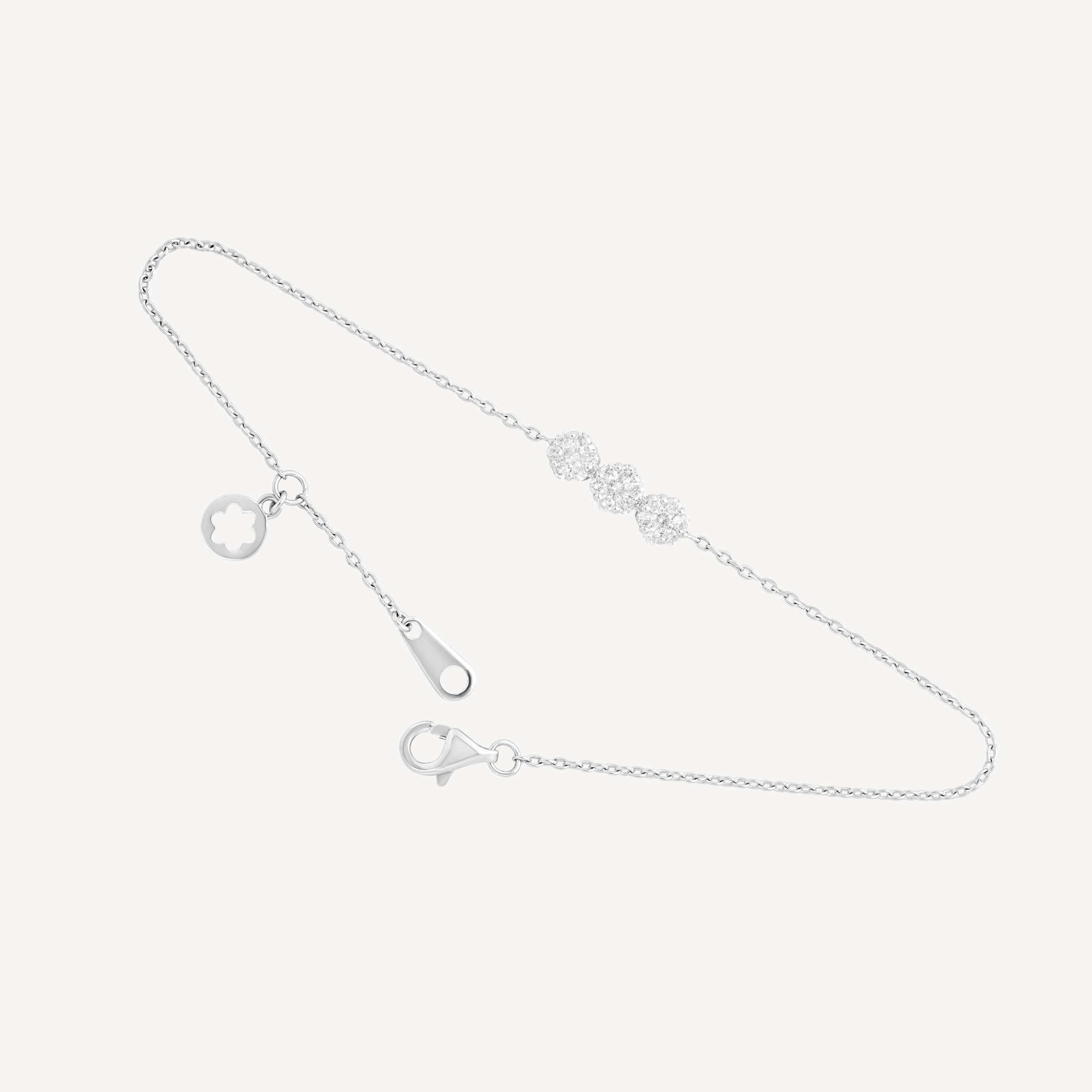 Sparkling Trio Diamond Bracelet