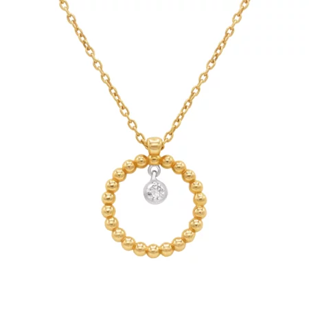 Beaded Halo Pendant
