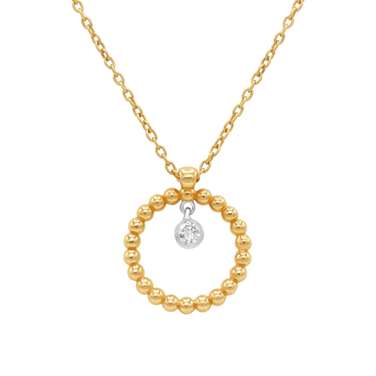 Beaded Halo Pendant