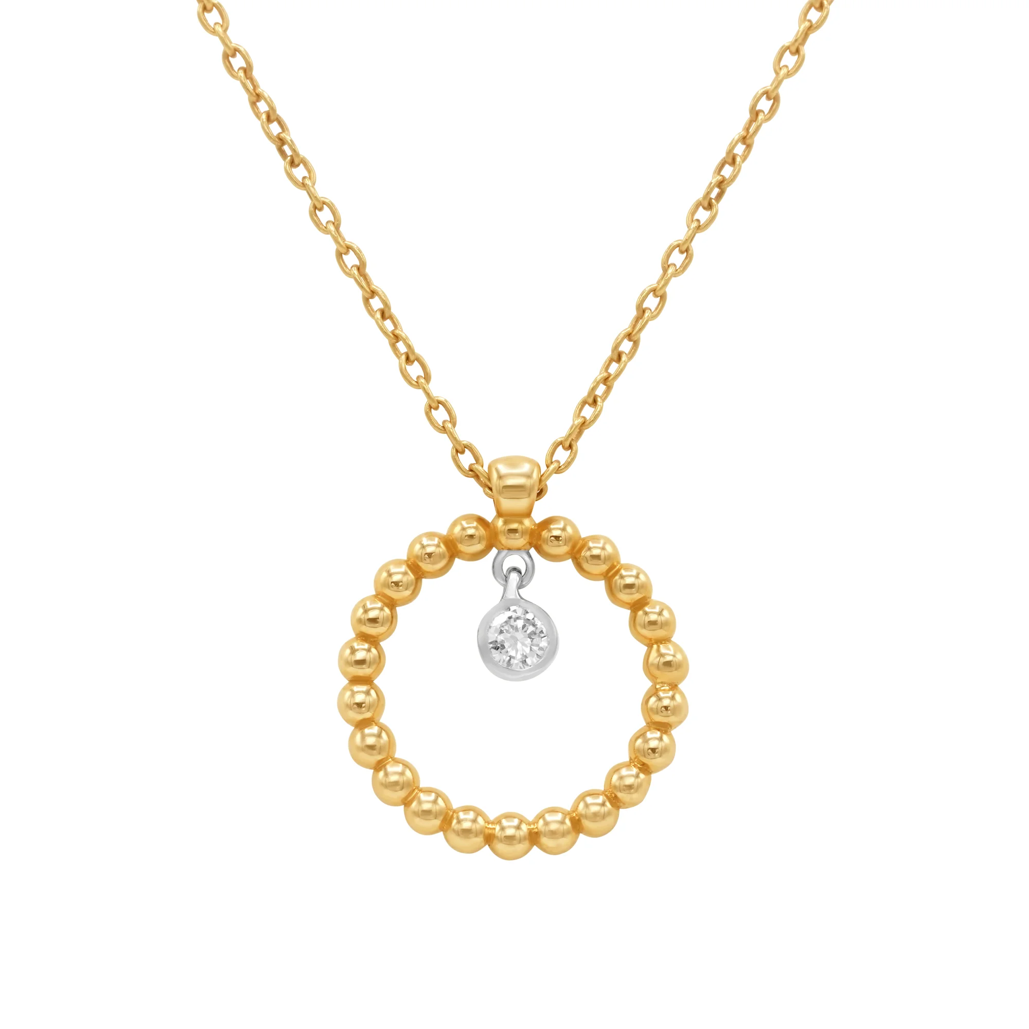 Beaded Halo Pendant