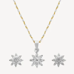 Pendant Set in 18K gold