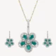Radiant Bloom Diamond Set