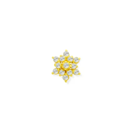 Celestial Snowflake Nose Pin