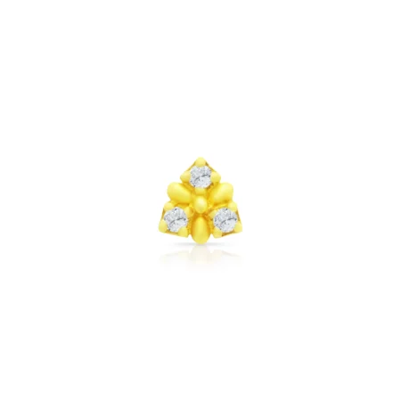 Golden Blossom Nose Pin