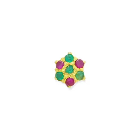 Sparkling Bloom Nose Pin