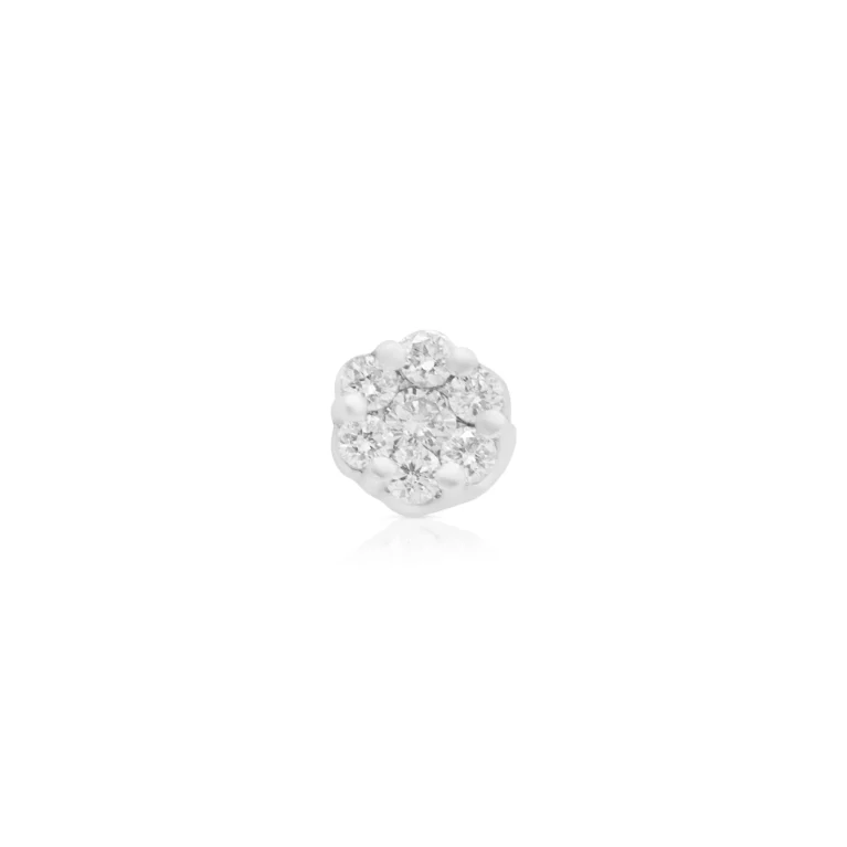 Aurora Bloom Diamond Nose Pin