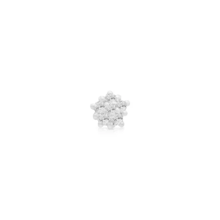 Snowflake Sparkle Diamond Nose Pin