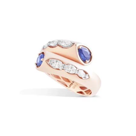 Golden Cascade Ring