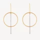 Modern Orbit Diamond Danglers