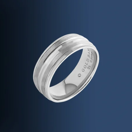 Stratos Dual-Finish Titanium Band