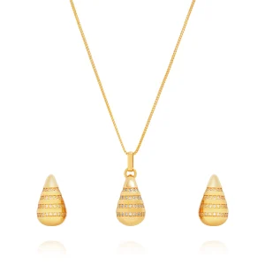 Pendant Set in 21K gold