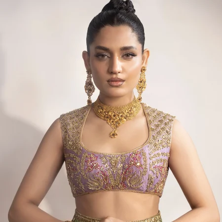 Golden Bloom Bridal Set