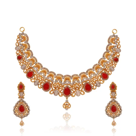 Crimson Majesty Necklace Set