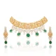 Emerald Elegance Choker Set