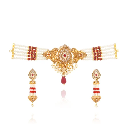 Pearl Majesty Choker Set