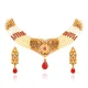 Crimson Bloom Necklace Set