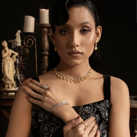 Golden Aura Bridal Set
