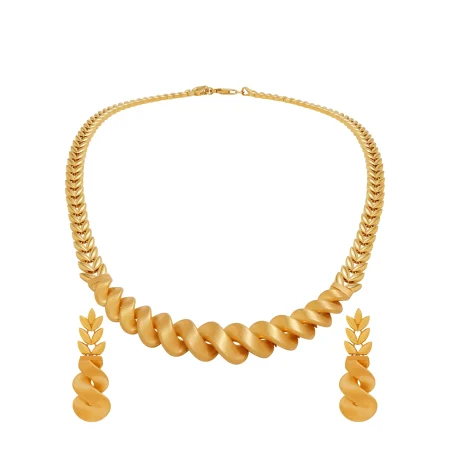 Twisted Laurel Necklace Set