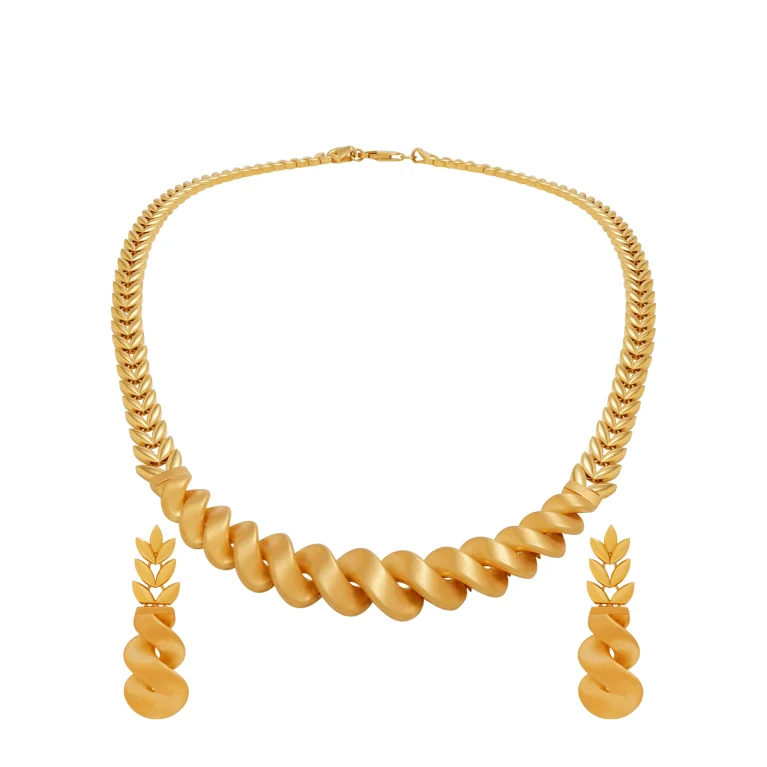 Twisted Laurel Necklace Set