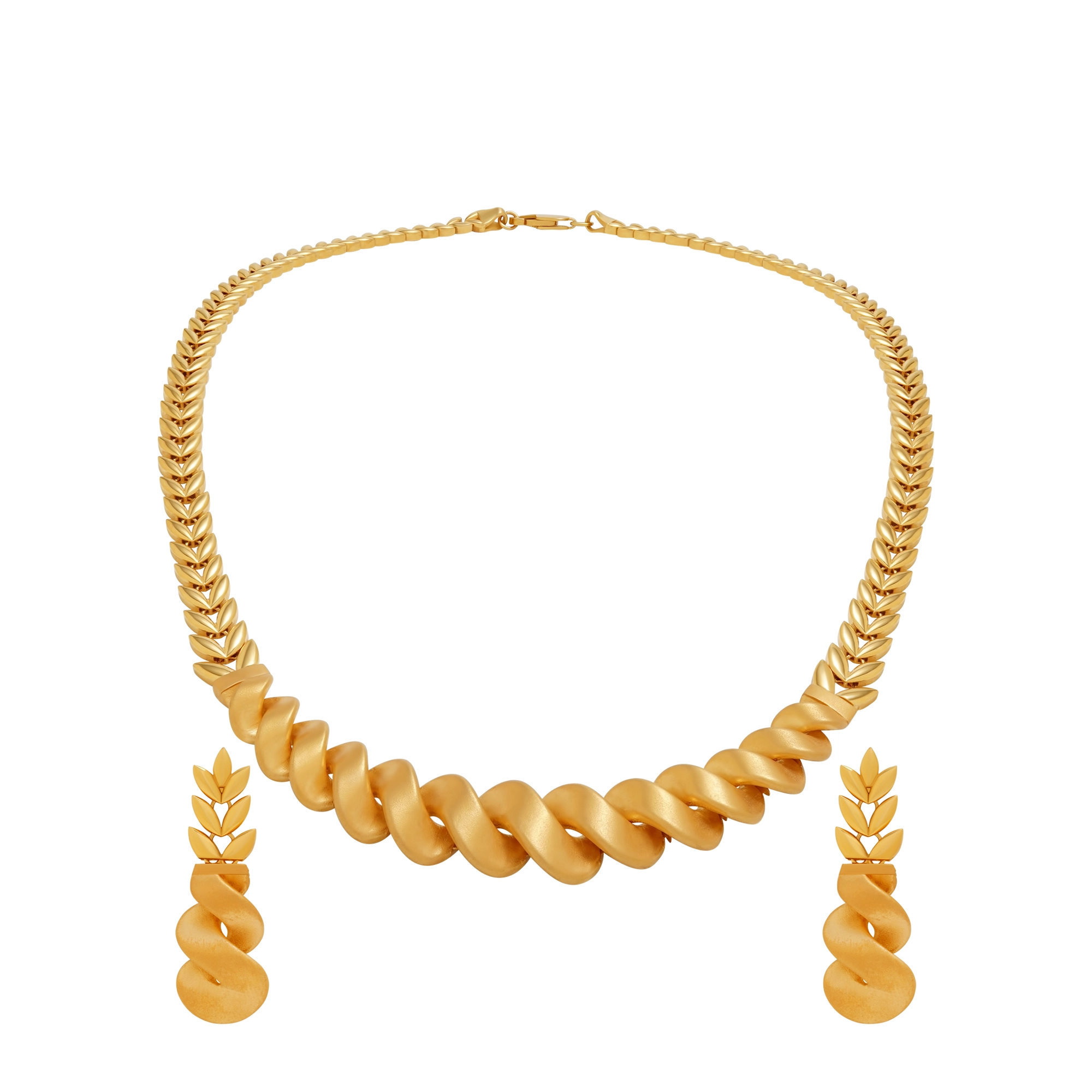 Twisted Laurel Necklace Set