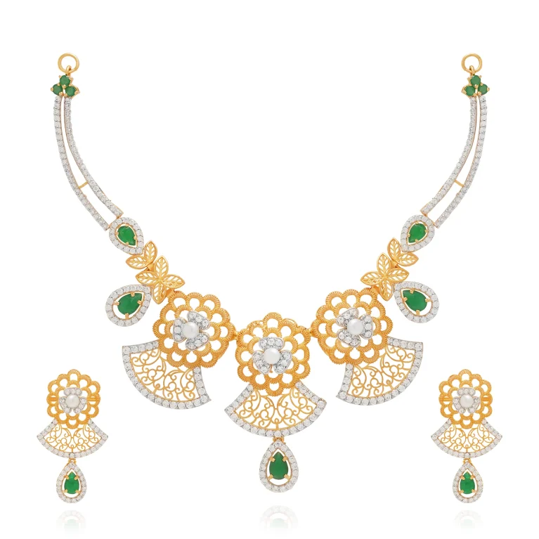 Verdant Bloom Necklace Set