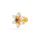 Noir Bloom Nose pin - Gold Nose pin - 1