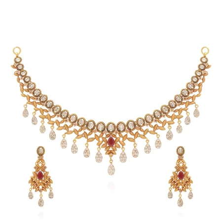 Aranya Gold Necklace Set