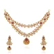 Amber Fern Necklace Set