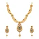 Emerald Bloom Necklace Set - Gold Necklace - 3
