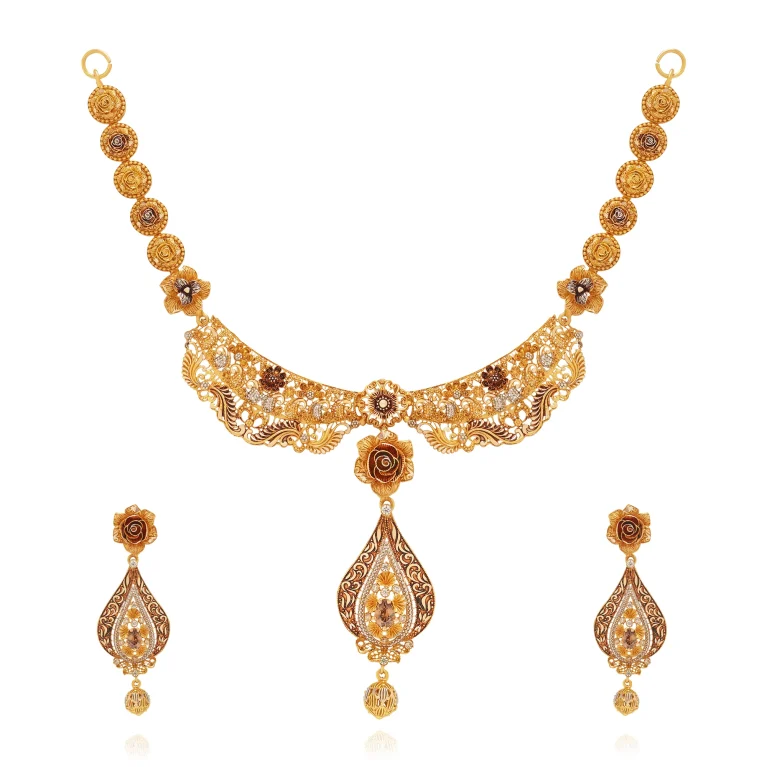 Ethereal Rose Necklace Set