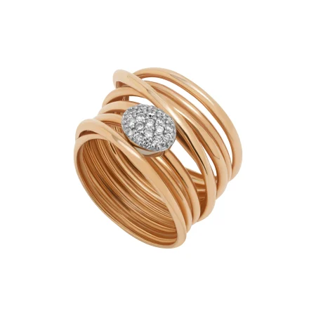 Orbit Cascade Ring - Diamond Ring - 14