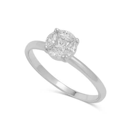 Lumière Crest Ring - Diamond Ring - 3