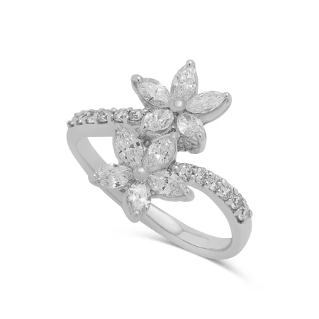 Blossom Frost Ring - Diamond Ring - 6