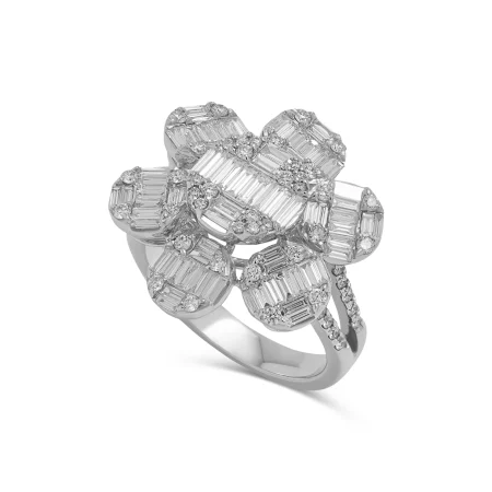 Celestine Bloom Ring - Diamond Ring - 12