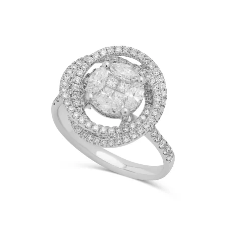 Celistra Halo Ring - Diamond Ring - 16
