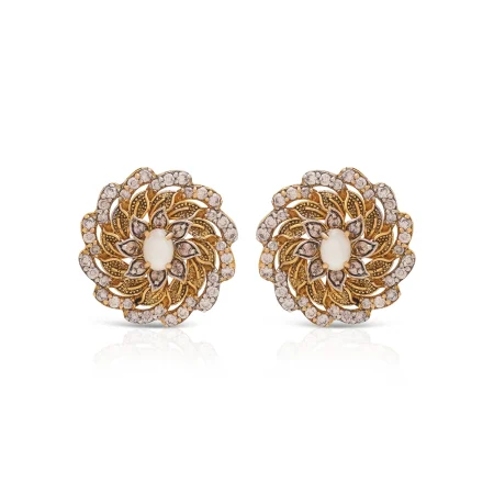 Opaline Bloom Studs